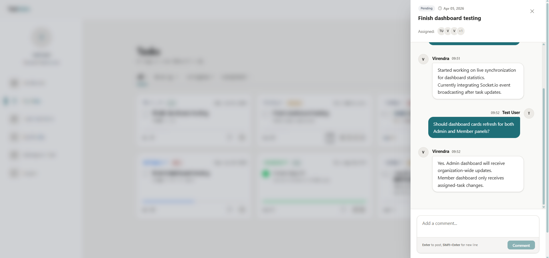 TaskSutra - Role-Based Task Board & Subtask Progress Checklist